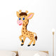 Cute Baby Giraffe Wall Decal