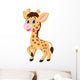 Cute Baby Giraffe Wall Decal