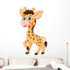 Cute Baby Giraffe Wall Decal
