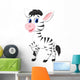 Cute Baby Zebra Cartoon