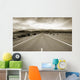 Empty californian highway through the desert Wall Mural