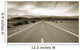 Empty californian highway through the desert Wall Mural