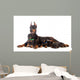 Doberman Dog with Puppies