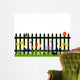 fence with spring flowers Wall Decal