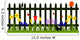 fence with spring flowers Wall Decal