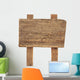 Old Weathered Wood Sign Wall Decal