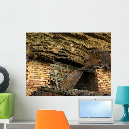 Rock Homes Wall Mural