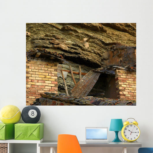 Rock Homes Wall Mural