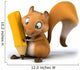 Fun Squirrel Wall Decal