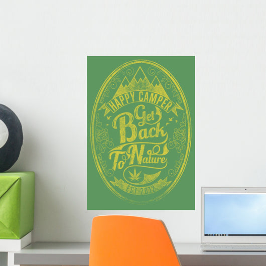 Happy Camper Wall Mural