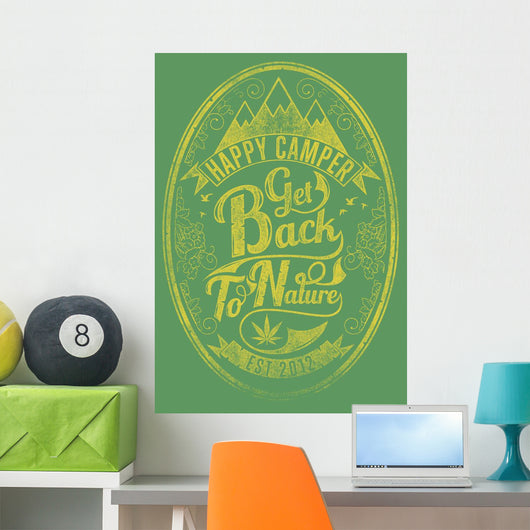 Happy Camper Wall Mural