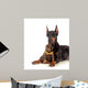 Doberman Dog with Puppy