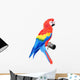 Colorful parrot macaw Wall Decal