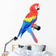 Colorful parrot macaw Wall Decal