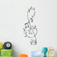 G-clef Music Notes Wall Decal