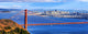 Panoramic Famous Golden Gate