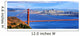 Panoramic Famous Golden Gate