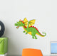 Cute Dragon Flying Wall Decal