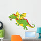 Cute Dragon Flying Wall Decal