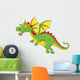 Cute Dragon Flying Wall Decal