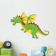 Cute Dragon Flying Wall Decal