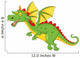 Cute Dragon Flying Wall Decal