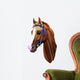head redhead riding horse Wall Decal