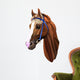 head redhead riding horse Wall Decal