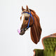 head redhead riding horse Wall Decal