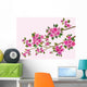 Sakura Bird Spring Postcard Wall Mural