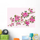 Sakura Bird Spring Postcard Wall Mural