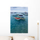 Colorful Fisher Boats Blue