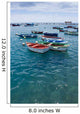 Colorful Fisher Boats Blue