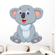 Cute koala cartoon Wall Decal