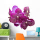 Purple orchid isolated Wall Decal