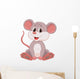 Cute Mouse Cartoon Wall Decal