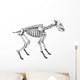 Skeleton Hyena Wall Decal