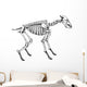 Skeleton Hyena Wall Decal