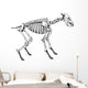 Skeleton Hyena Wall Decal