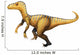 Velociraptor Wall Decal