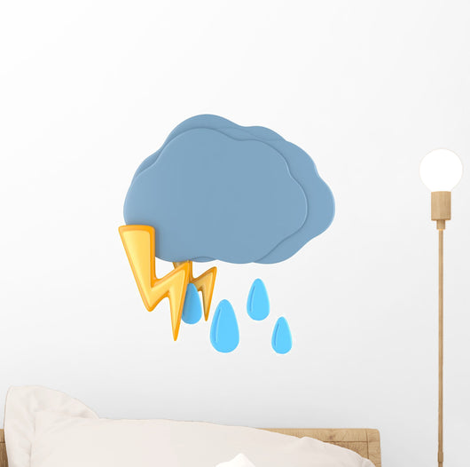 Dark Cloud with Raindrops
