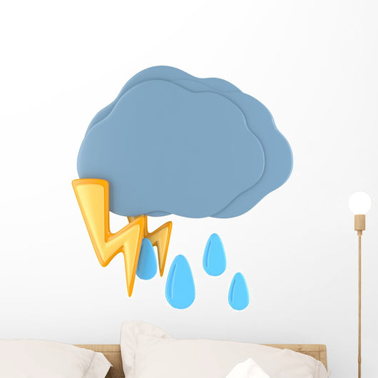 Dark Cloud with Raindrops