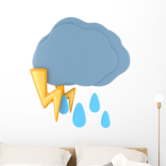 Dark Cloud with Raindrops
