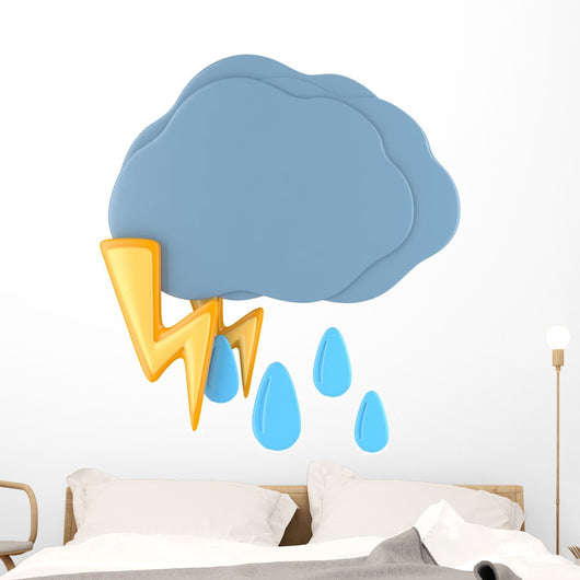 Dark Cloud with Raindrops