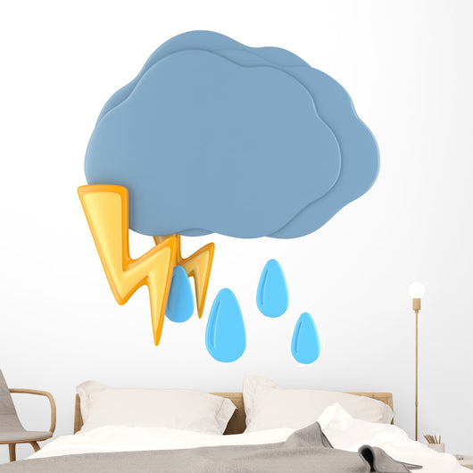 Dark Cloud with Raindrops