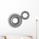 Two Gears Wall Decal
