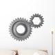 Two Gears Wall Decal