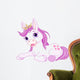 Cute horse princess resting Wall Decal