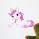 Cute horse princess resting Wall Decal