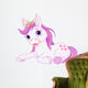Cute horse princess resting Wall Decal